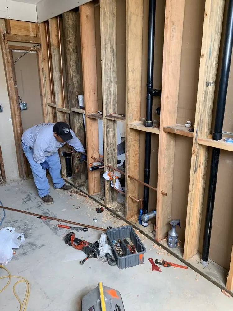 Commercial rough-in plumbing for Gas Line Repair in Loisdale Estates